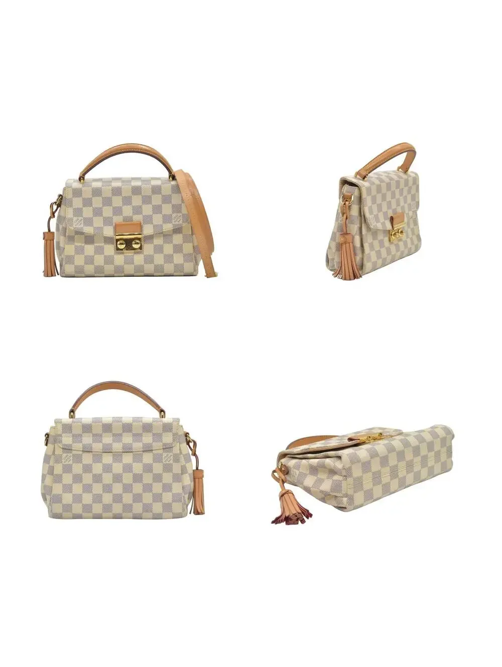 $2000 2016 Louis Vuitton Damier Azur Croisette TR5105